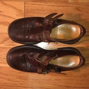 Dr martens Mary Jane buckle leather shoe
